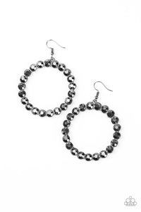 Welcome to the GLAM-boree Black Earring