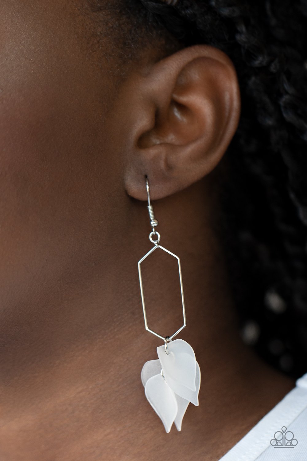 Extra Ethereal White Earring