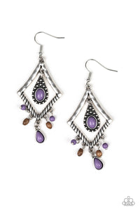 Southern Sunsets Purple Earring