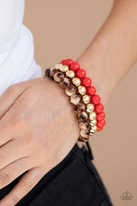 Courageously Couture Red Bracelet