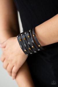 Go Getter Glamorous Urban Black Bracelet