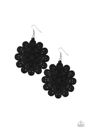 Coachella Cabaret Black Earrings