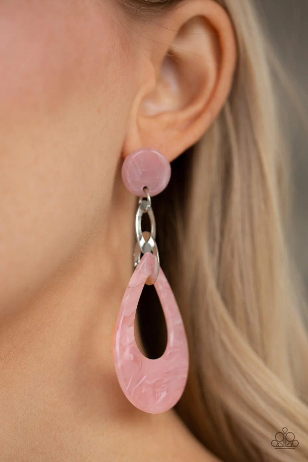 Beach Oasis Pink Earring
