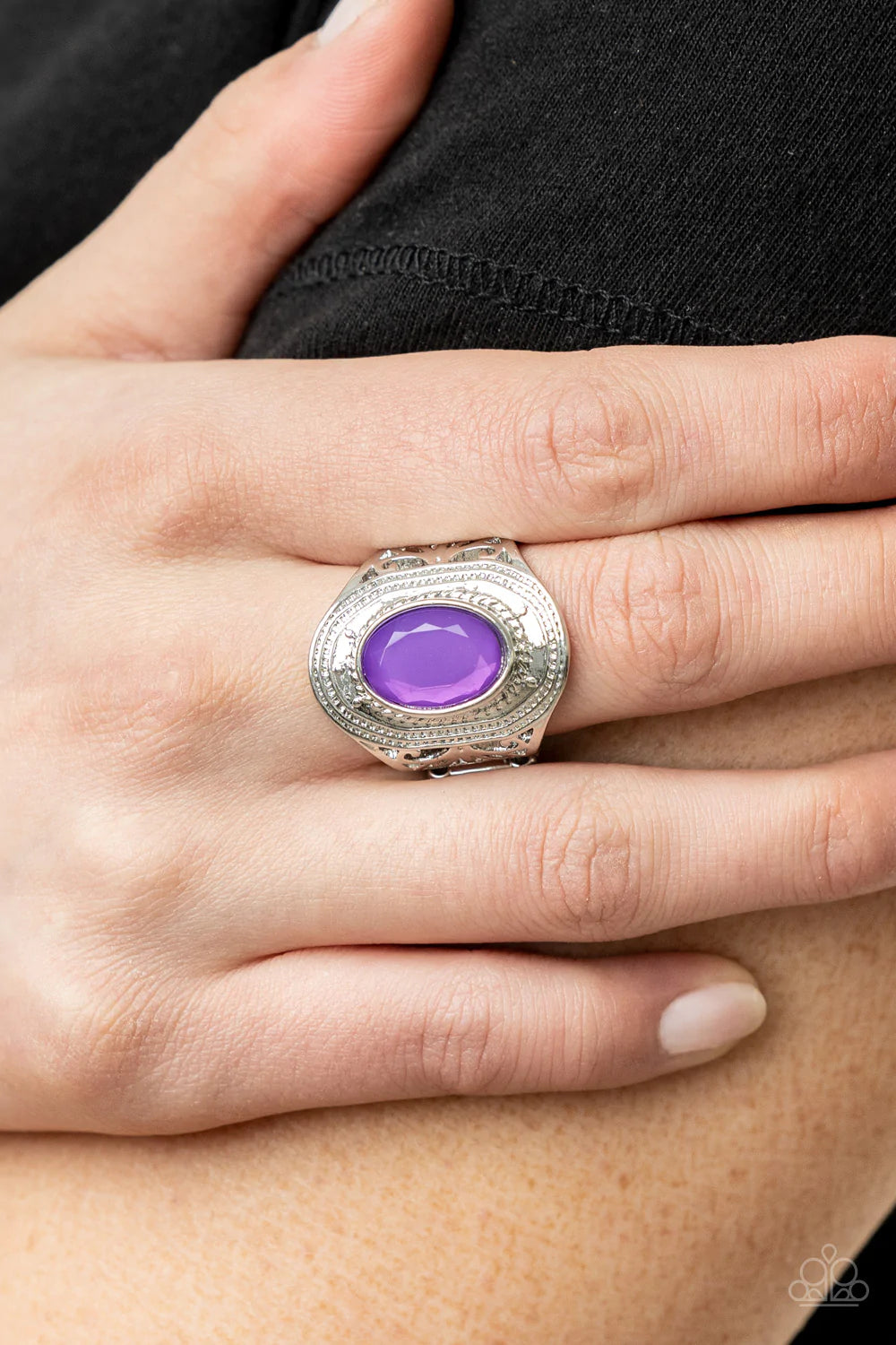 Calm and Classy Purple Ring