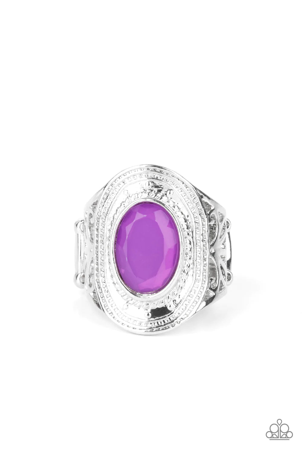 Calm and Classy Purple Ring