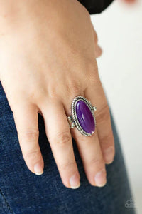 Oval Oasis Ring (Blue, Brown, Purple)