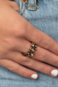 Bubbly Effervescence Copper Ring