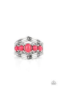 Show-Stopping Chevron Pink Ring