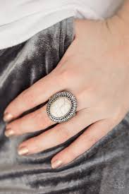 Surfin Sand Dunes White Ring