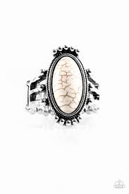 Stone Arches White Ring