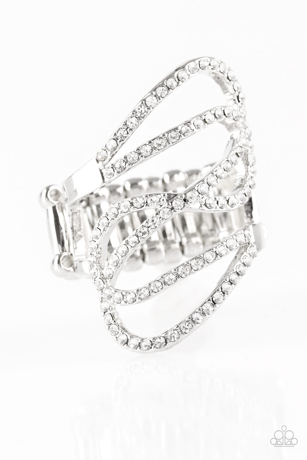 Chasing Starlight White Ring