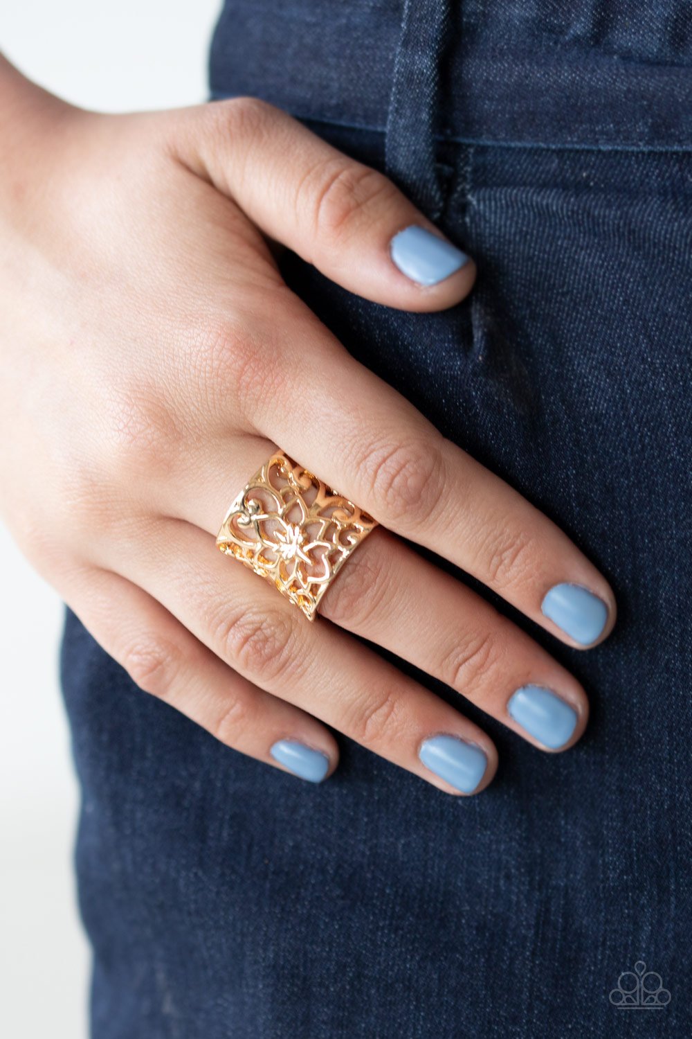 Guru Garden Gold Ring