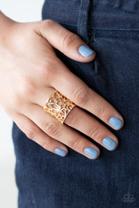 Guru Garden Gold Ring