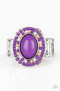 Colorfully Rustic Purple Ring