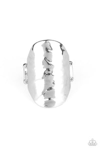 Retro Ripple Silver Ring