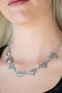 Heart Heaven Silver Necklace