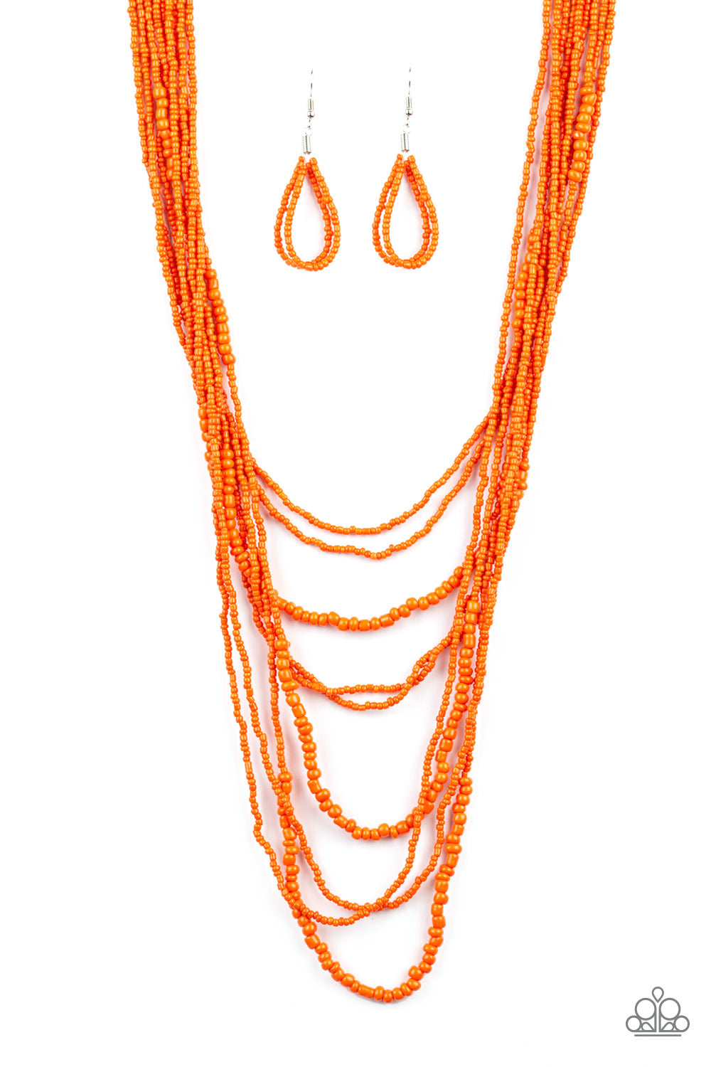 Totally Tonga Orange Necklace