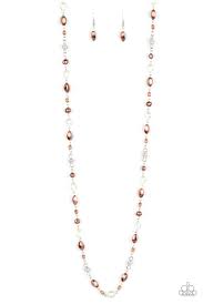 Twinkling Treasures Brown Necklace