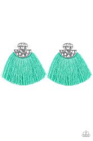 Make Some PLUME Green Earring