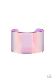 Holographic Aura Purple Bracelet