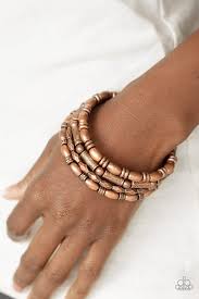 Texture Throwdown Copper Bracelet