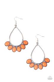 Stone Sky Orange Earring