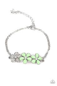 Flowering Fiji Green Bracelet