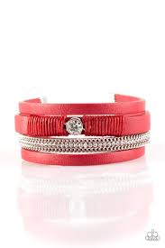 Catwalk Craze Urban Red Bracelet