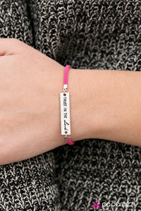 Have Faith Pink Bracelet