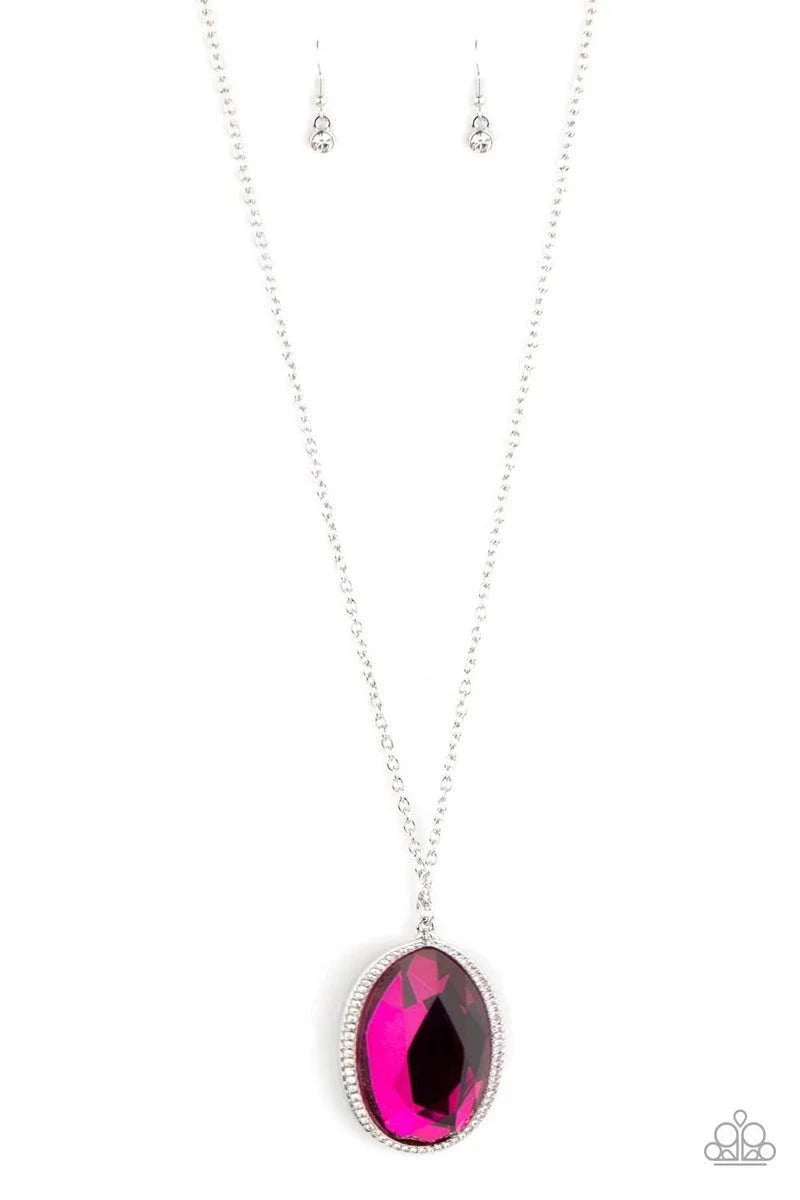 Reign Them In Pink Necklace
