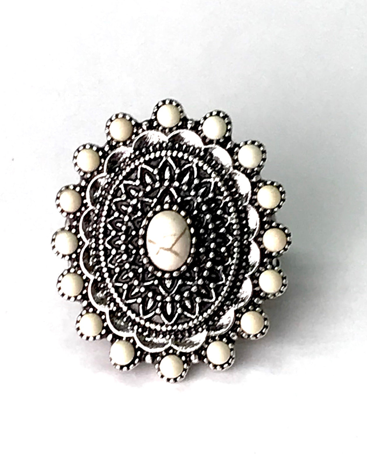 Mesa Mandala White Ring
