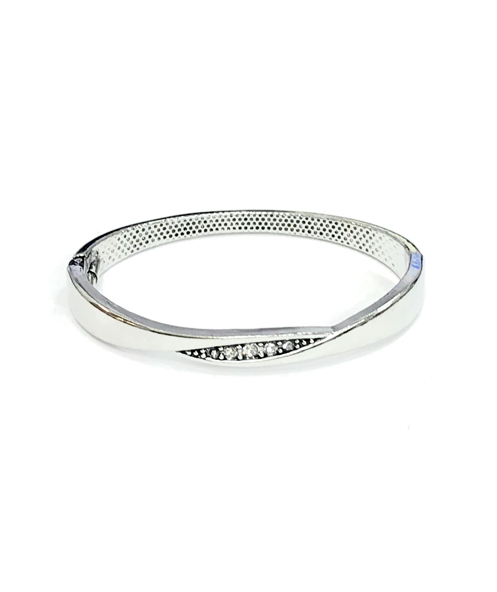 Glittering Grit White Bracelet