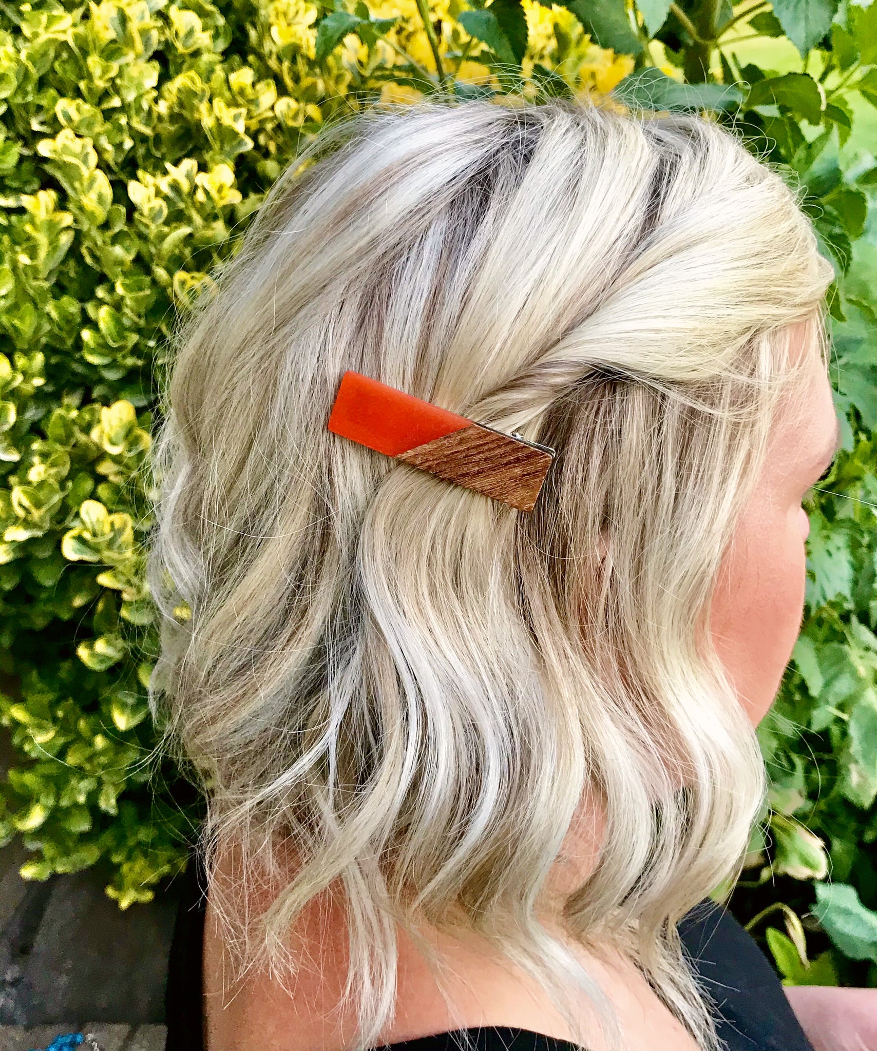 Never HAIR The End Of It Hair Clip (Black, Orange, Yellow)