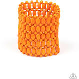 Way Down In Kokomo Orange Bracelet