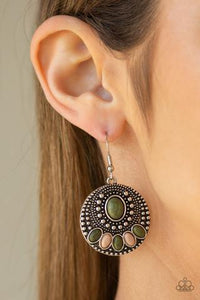 Sandstone Paradise Green Earring