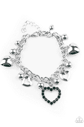 Beautifully Big-Hearted Green Bracelet