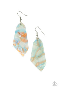 Walking On WATERCOLORS Blue Earring
